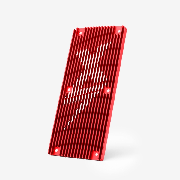 EBMX X-9000 Motor Controller Heat Sink for TL3000 Red